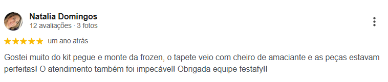 Avaliação Google - Natalia Domingos